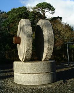 Spice Mill Stone sculpture